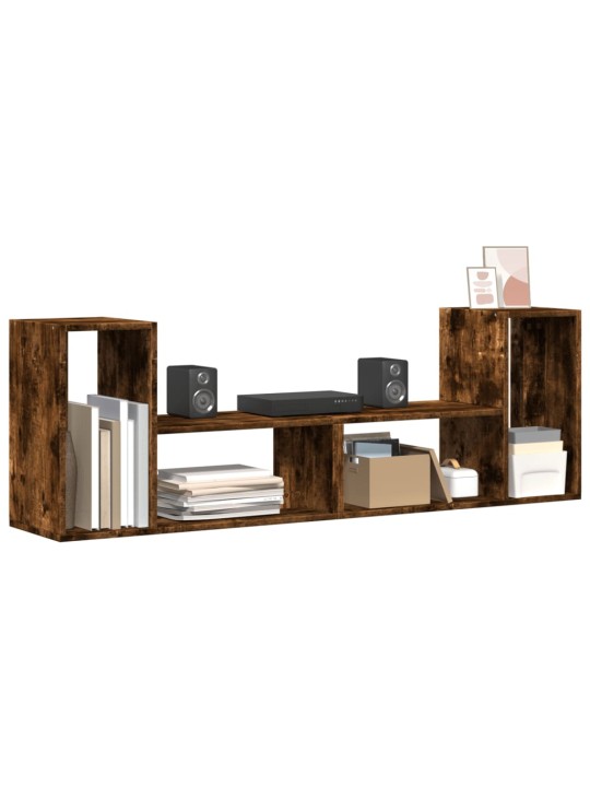 TV skříňky 2 ks kouřový dub 75 x 30 x 50 cm kompozitní dřevo