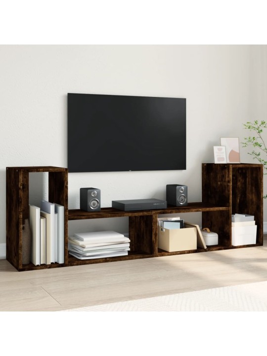 TV skříňky 2 ks kouřový dub 75 x 30 x 50 cm kompozitní dřevo