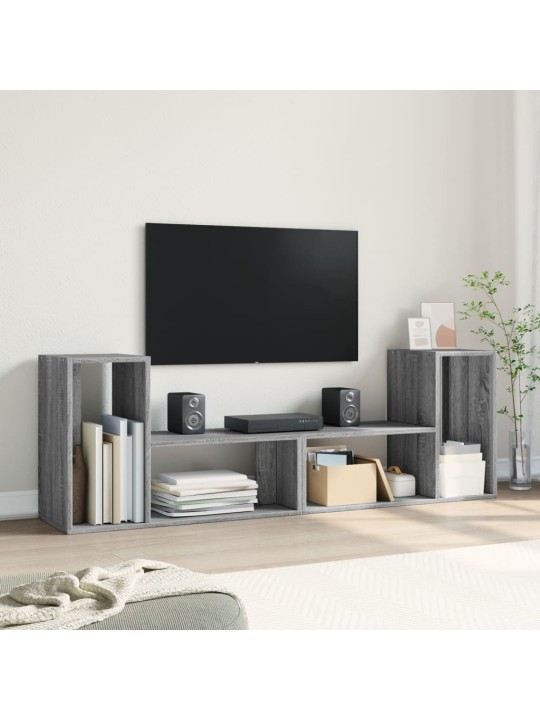 Tv skříňky 2 ks šedé sonoma 75 x 30 x 50 cm kompozitní dřevo