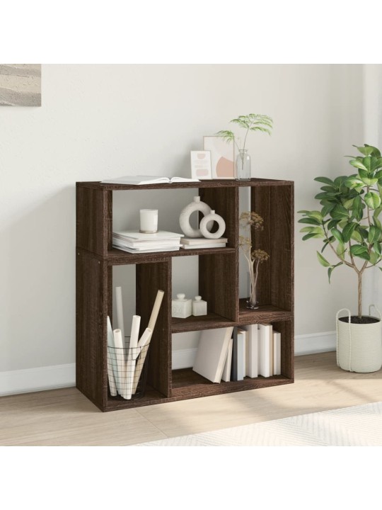 TV skříňky 2 ks hnědý dub 75 x 30 x 50 cm kompozitní dřevo