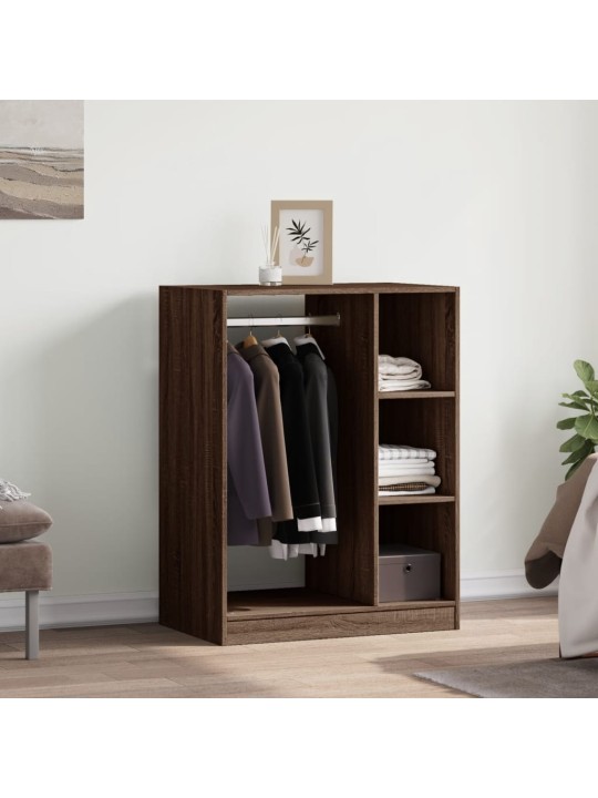 Šatní skříň hnědý dub 77 x 48 x 102 cm kompozitní dřevo