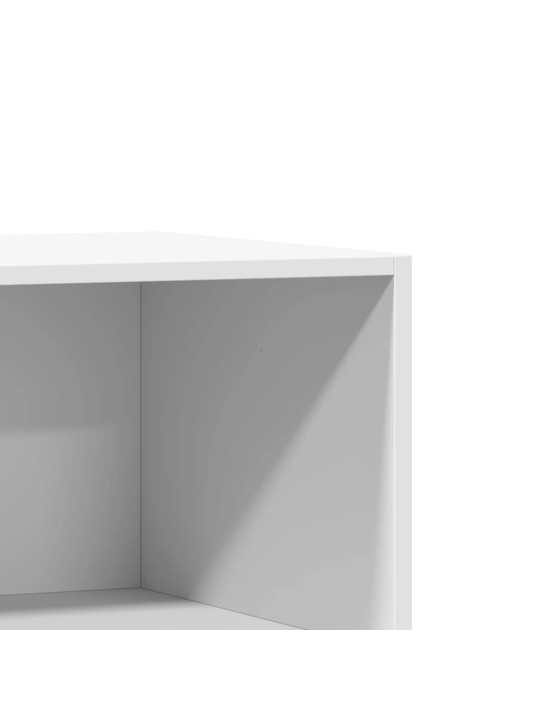 Šatní skříň bílá 77 x 48 x 102 cm kompozitní dřevo