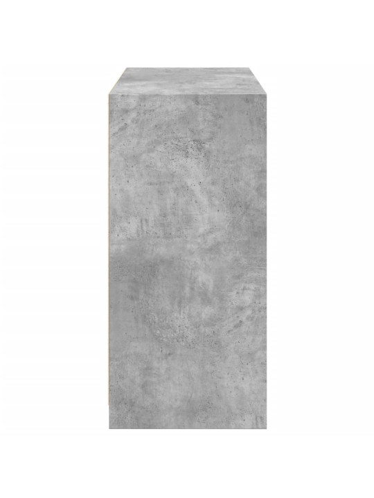 Šatní skříň betonově šedá 77 x 48 x 102 cm kompozitní dřevo