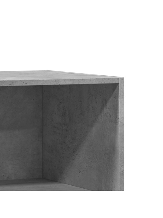 Šatní skříň betonově šedá 77 x 48 x 102 cm kompozitní dřevo