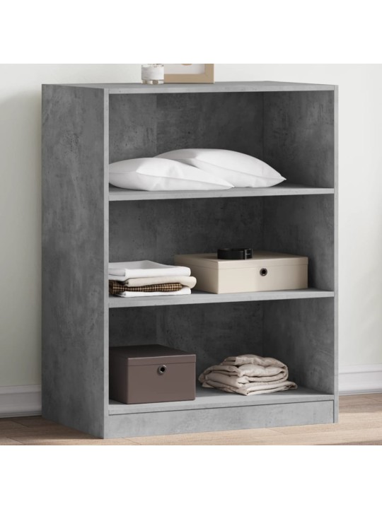 Šatní skříň betonově šedá 77 x 48 x 102 cm kompozitní dřevo
