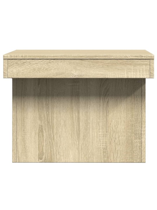 Konferenční stolek dub sonoma 80x55x40 cm kompozitní dřevo