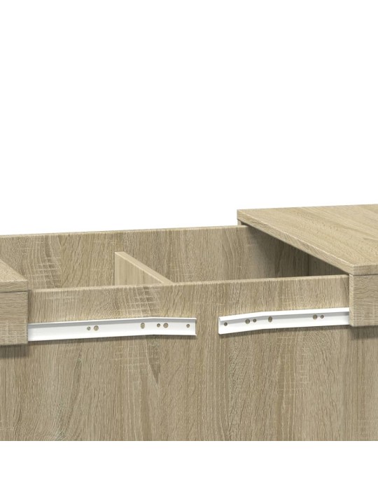 Konferenční stolek dub sonoma 80x55x40 cm kompozitní dřevo