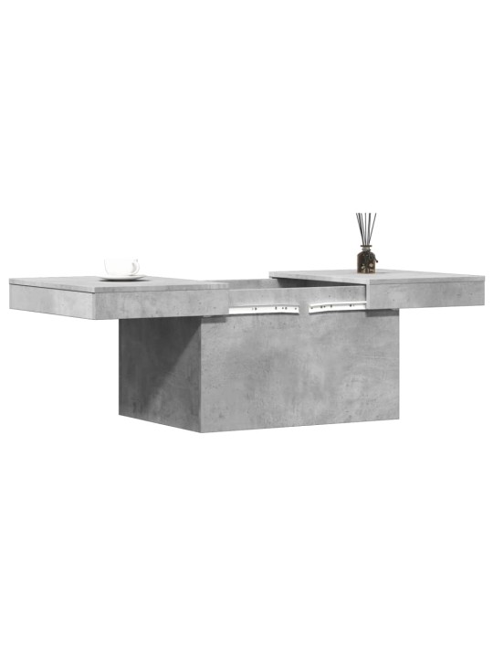 Konferenční stolek betonově šedý 80x55x40 cm kompozitní dřevo