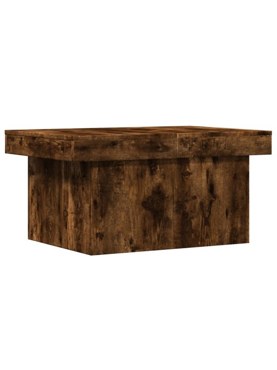 Konferenční stolek kouřový dub 80 x 55 x 40 cm kompozitní dřevo