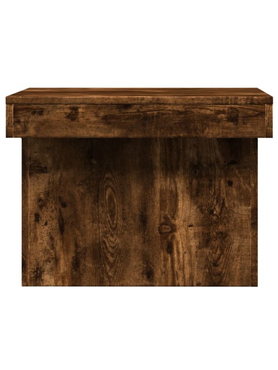 Konferenční stolek kouřový dub 80 x 55 x 40 cm kompozitní dřevo