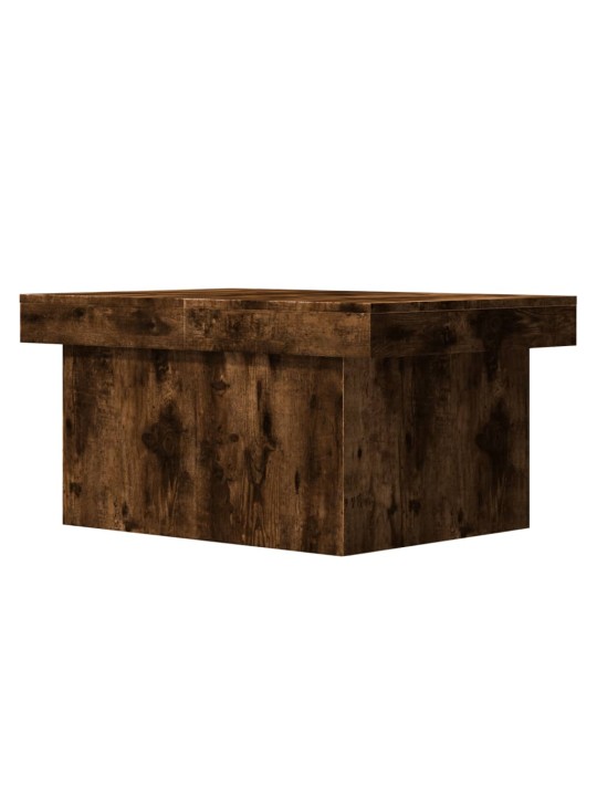 Konferenční stolek kouřový dub 80 x 55 x 40 cm kompozitní dřevo