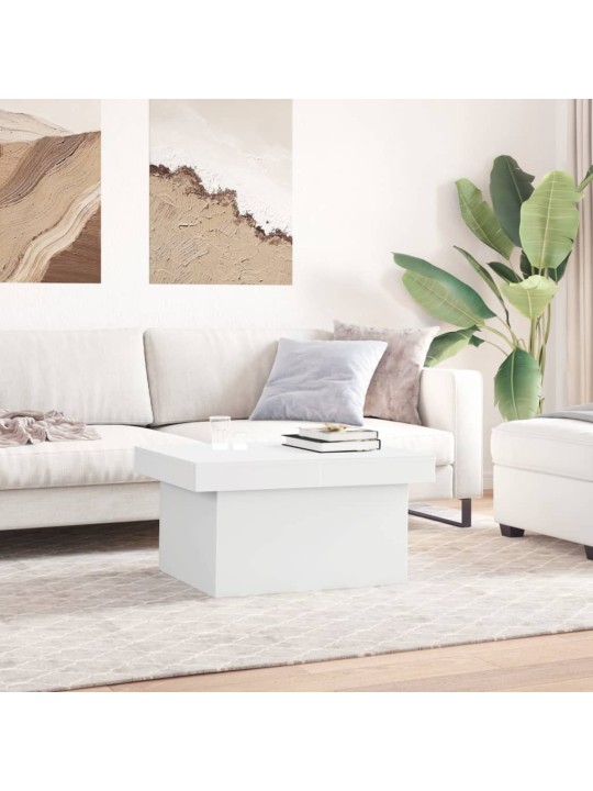 Konferenční stolek bílý 100 x 55 x 40 cm kompozitní dřevo