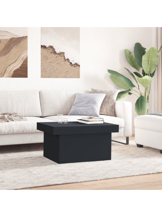Konferenční stolek černý 100 x 55 x 40 cm kompozitní dřevo