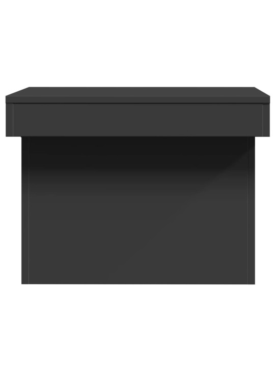 Konferenční stolek černý 100 x 55 x 40 cm kompozitní dřevo