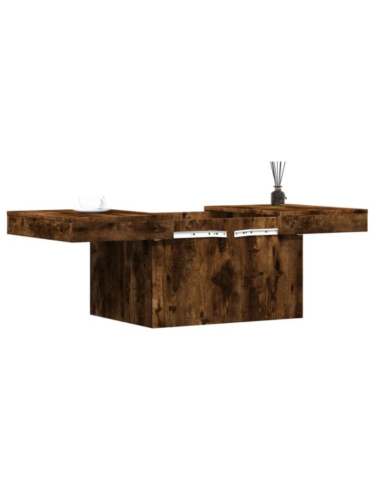 Konferenční stolek kouřový dub 100x55x40 cm kompozitní dřevo