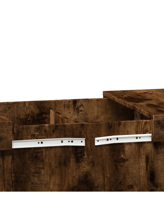 Konferenční stolek kouřový dub 100x55x40 cm kompozitní dřevo