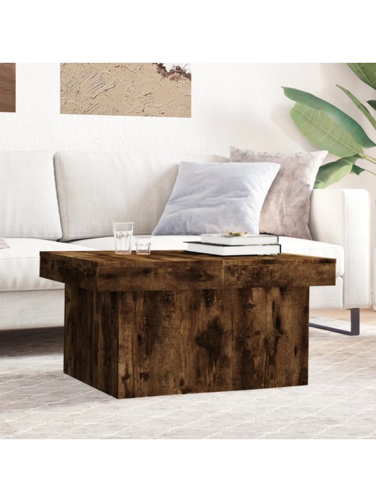 Konferenční stolek kouřový dub 100x55x40 cm kompozitní dřevo