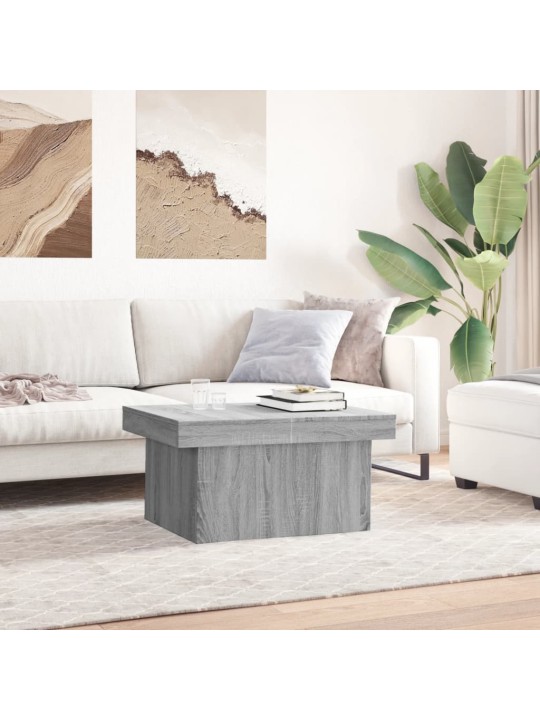 Konferenční stolek šedý sonoma 100x55x40 cm kompozitní dřevo