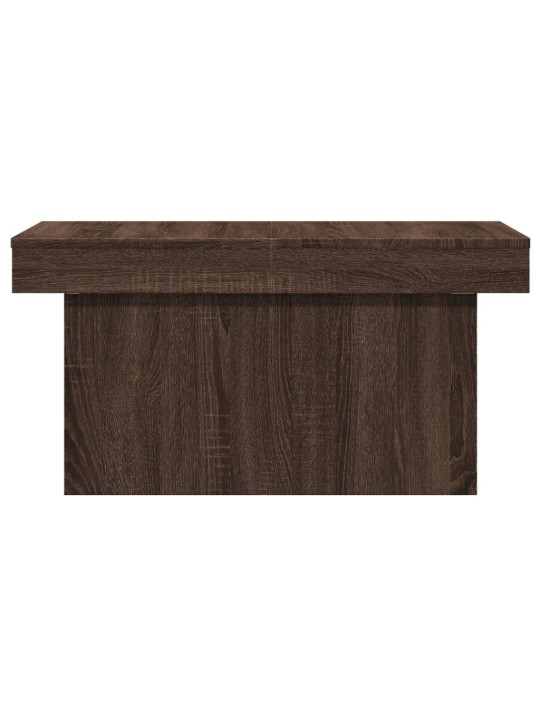 Konferenční stolek hnědý dub 100 x 55 x 40 cm kompozitní dřevo
