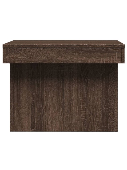 Konferenční stolek hnědý dub 100 x 55 x 40 cm kompozitní dřevo