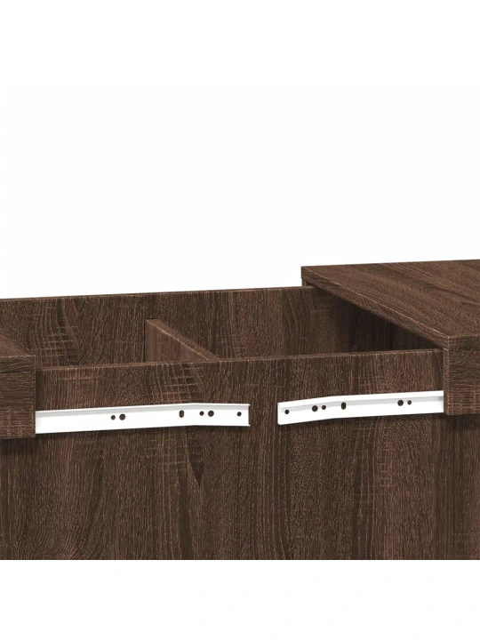 Konferenční stolek hnědý dub 100 x 55 x 40 cm kompozitní dřevo