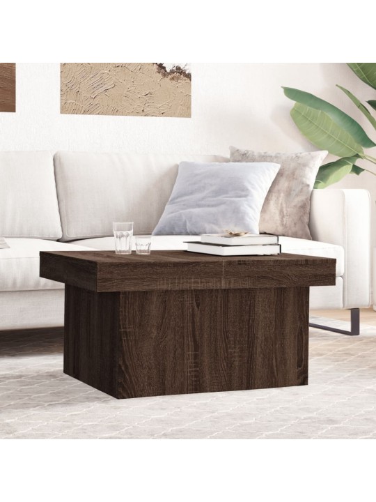Konferenční stolek hnědý dub 100 x 55 x 40 cm kompozitní dřevo