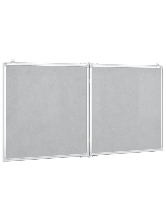 Magnetická tabule rozkládací 120 x 60 x 1,7 cm hliník