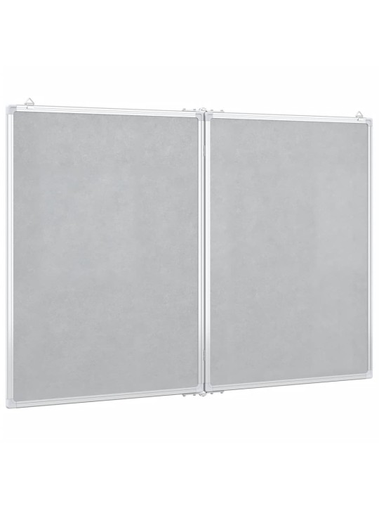Magnetická tabule rozkládací 120 x 80 x 1,7 cm hliník