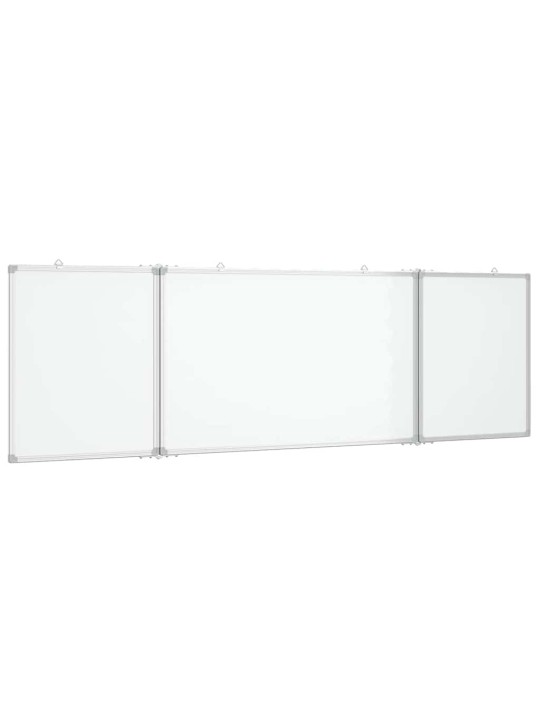 Magnetická tabule rozkládací 160 x 50 x 1,7 cm hliník