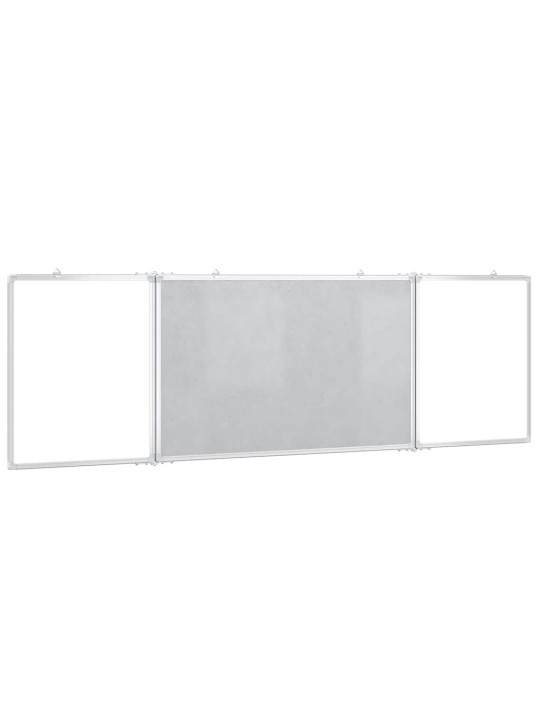 Magnetická tabule rozkládací 160 x 60 x 1,7 cm hliník