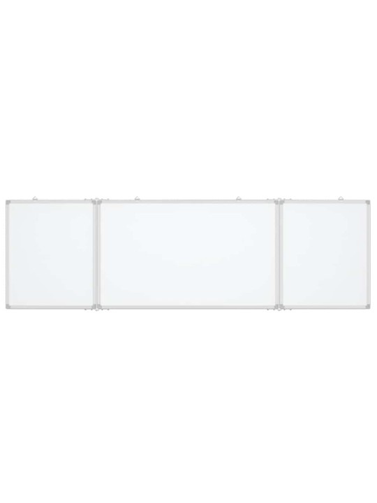 Magnetická tabule rozkládací 200 x 60 x 1,7 cm hliník