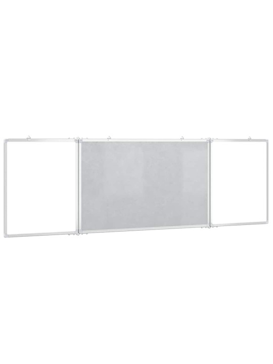 Magnetická tabule rozkládací 200 x 60 x 1,7 cm hliník
