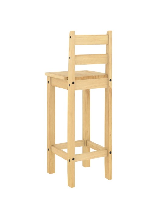 3dílný barový set masivní borové dřevo