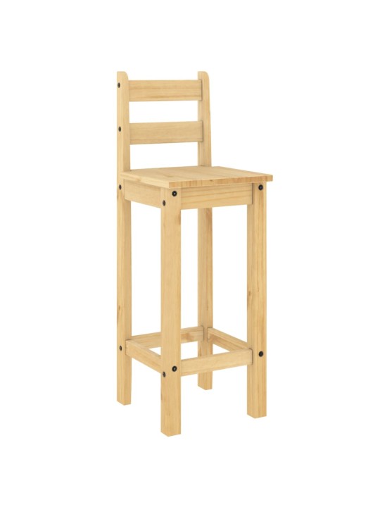 3dílný barový set masivní borové dřevo