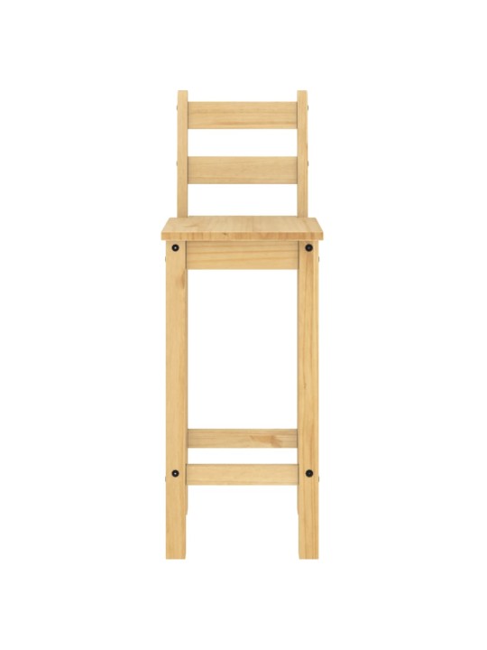 3dílný barový set masivní borové dřevo