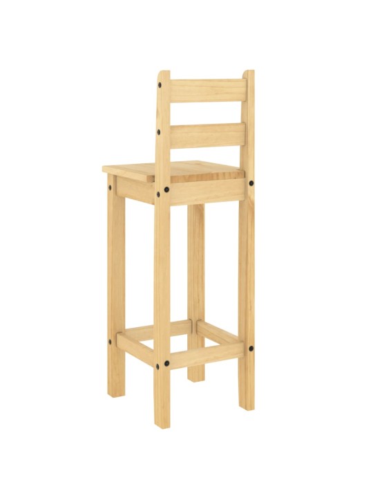 3dílný barový set masivní borové dřevo