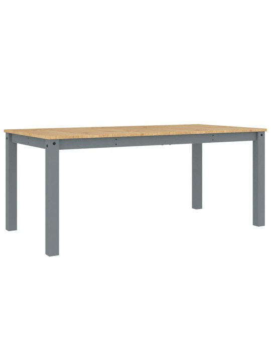 Jídelní stůl panama šedý 180 x 90 x 75 cm masivní borové dřevo