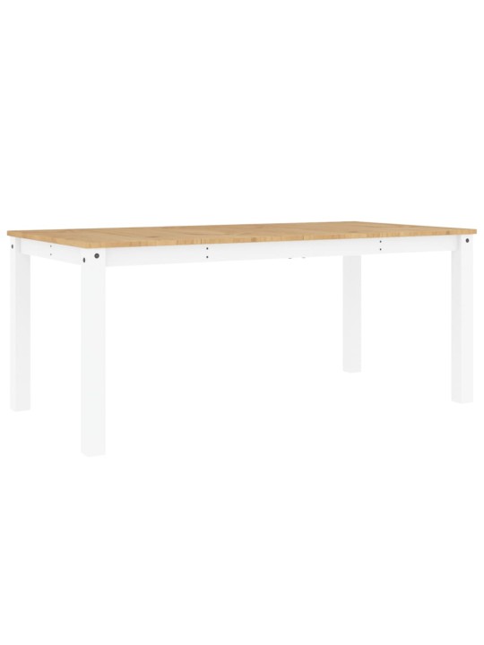 Jídelní stůl Panama bílý 180 x 90 x 75 cm masivní borové dřevo