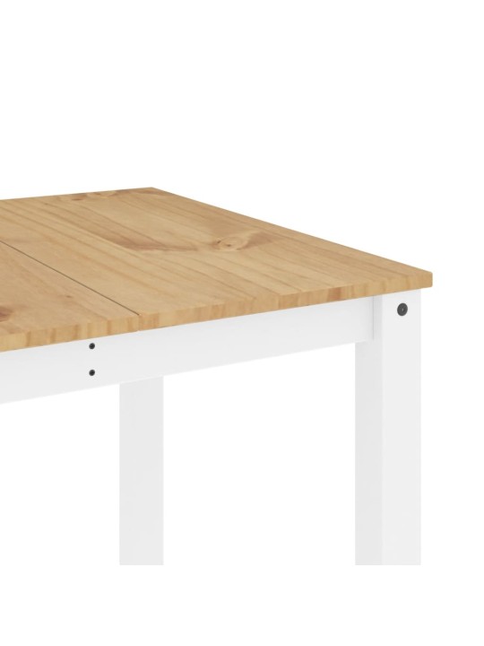 Jídelní stůl Panama bílý 180 x 90 x 75 cm masivní borové dřevo