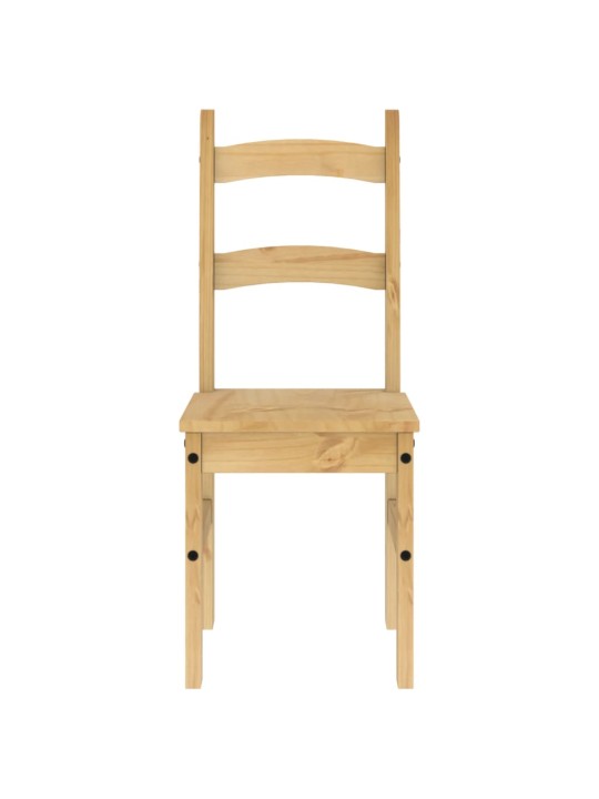 Jídelní židle 2 ks 40 x 46 x 99 cm masivní borové dřevo