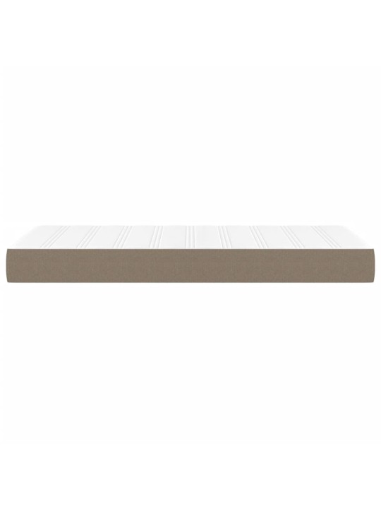 Taštičková matrace taupe 120x190x20 cm textil