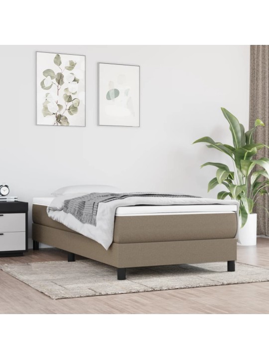 Taštičková matrace taupe 120x190x20 cm textil