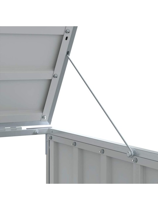 Box na 1 popelnici zelený 72 x 81 x 115 cm ocel
