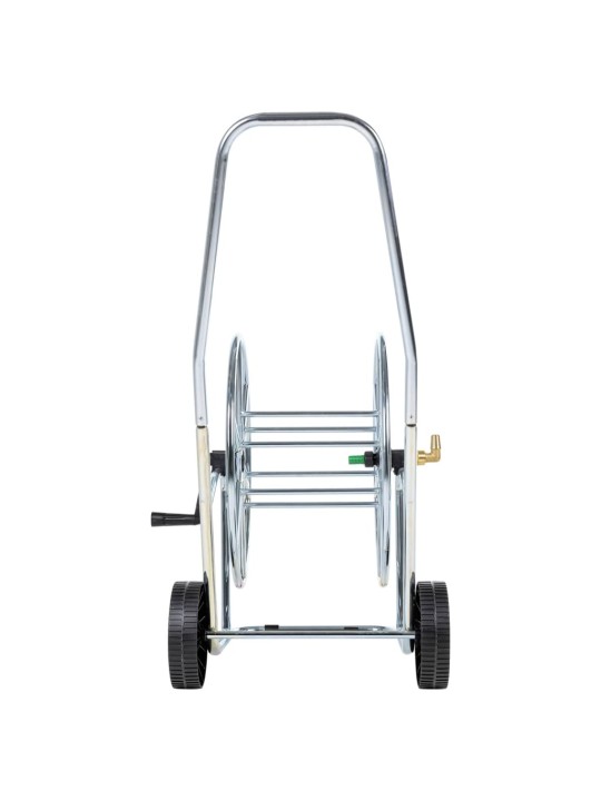 Vozík s hadicovým navijákem pro 80 m 3/4" hadice ocel