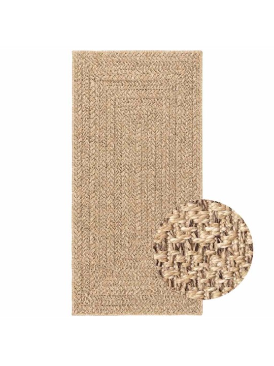 Koberec zizur 60 x 110 cm jutový vzhled interiér i exteriér
