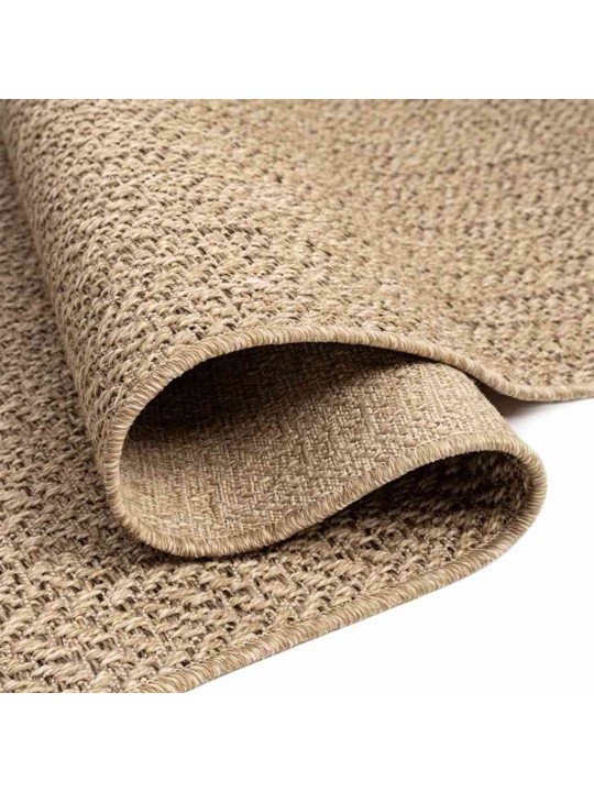 Koberec zizur 80 x 250 cm jutový vzhled interiér i exteriér