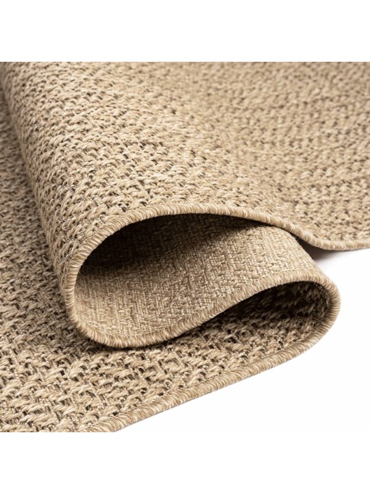 Koberec ZIZUR 100 x 200 cm jutový vzhled interiér i exteriér
