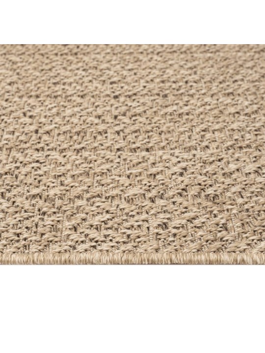 Koberec ZIZUR 100 x 200 cm jutový vzhled interiér i exteriér
