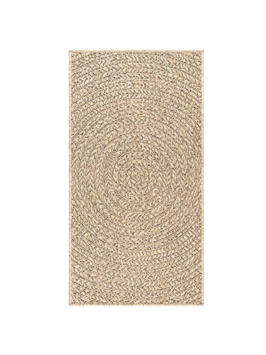 Koberec ZIZUR 60 x 110 cm jutový vzhled interiér i exteriér