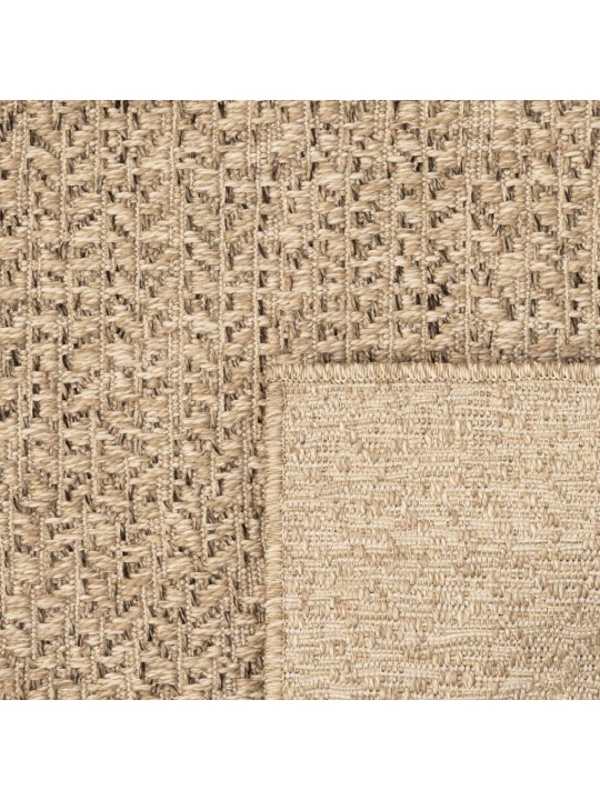 Koberec ZIZUR 100 x 200 cm jutový vzhled interiér i exteriér